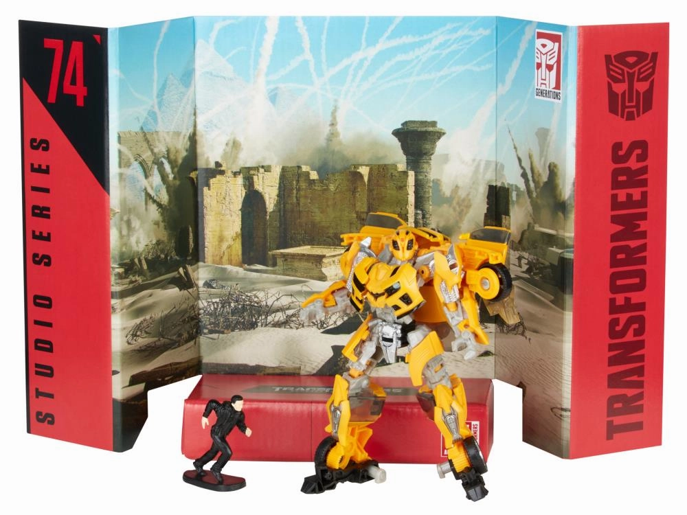 Transformers Generations Studio Series #74 Deluxe Bumblebee and Sam Action Figure