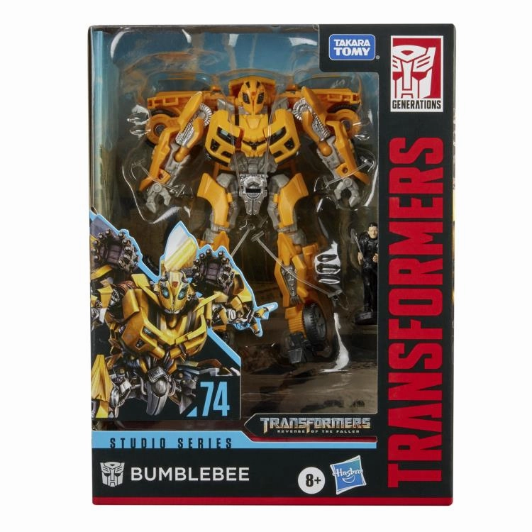 Transformers Generations Studio Series #74 Deluxe Bumblebee and Sam Action Figure