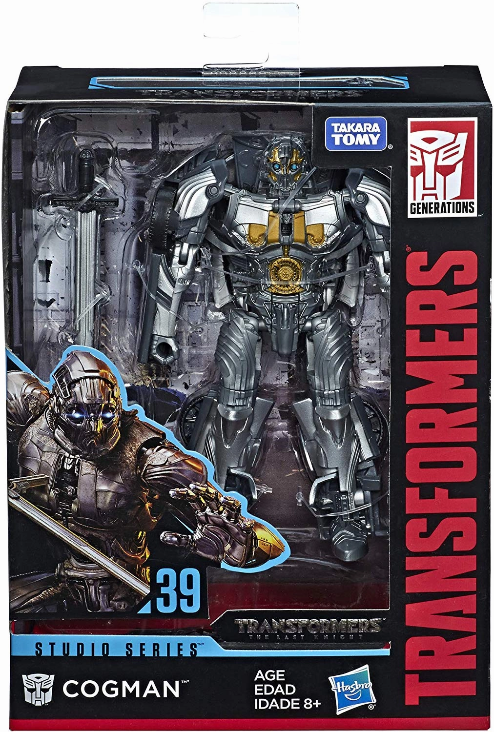 Transformers Generations Studio Series The Last Knight Cogman #39 Deluxe Action Figure