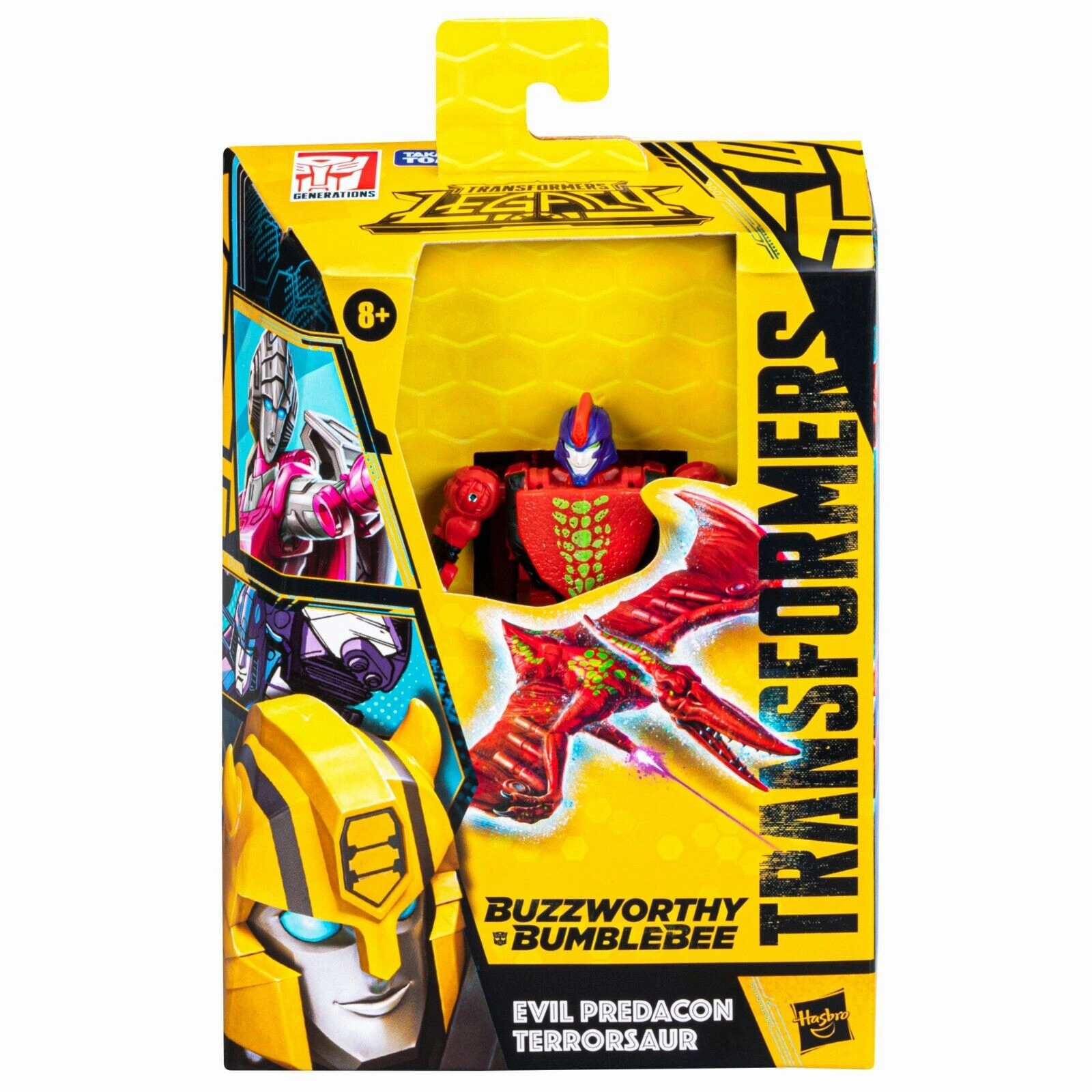 Transformers Legacy Deluxe Class Buzzworthy Bumblebee Evil Predacon Terrorsaur Action Figure