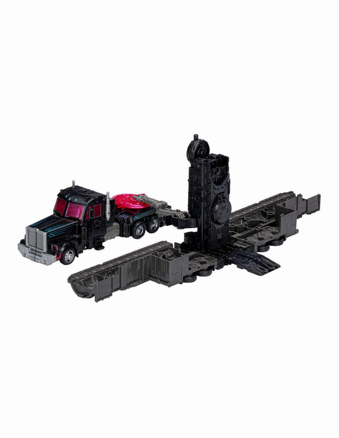 Transformers Legacy Velocitron Speedia 500 Collection Leader Class Scourge Black Action Figure