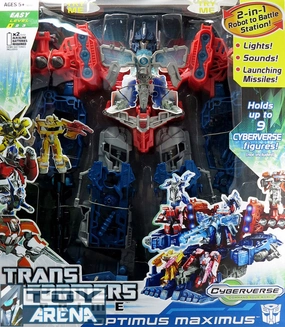 Transformers Prime RID Cyberverse Optimus Maximus Battle Station Carrier