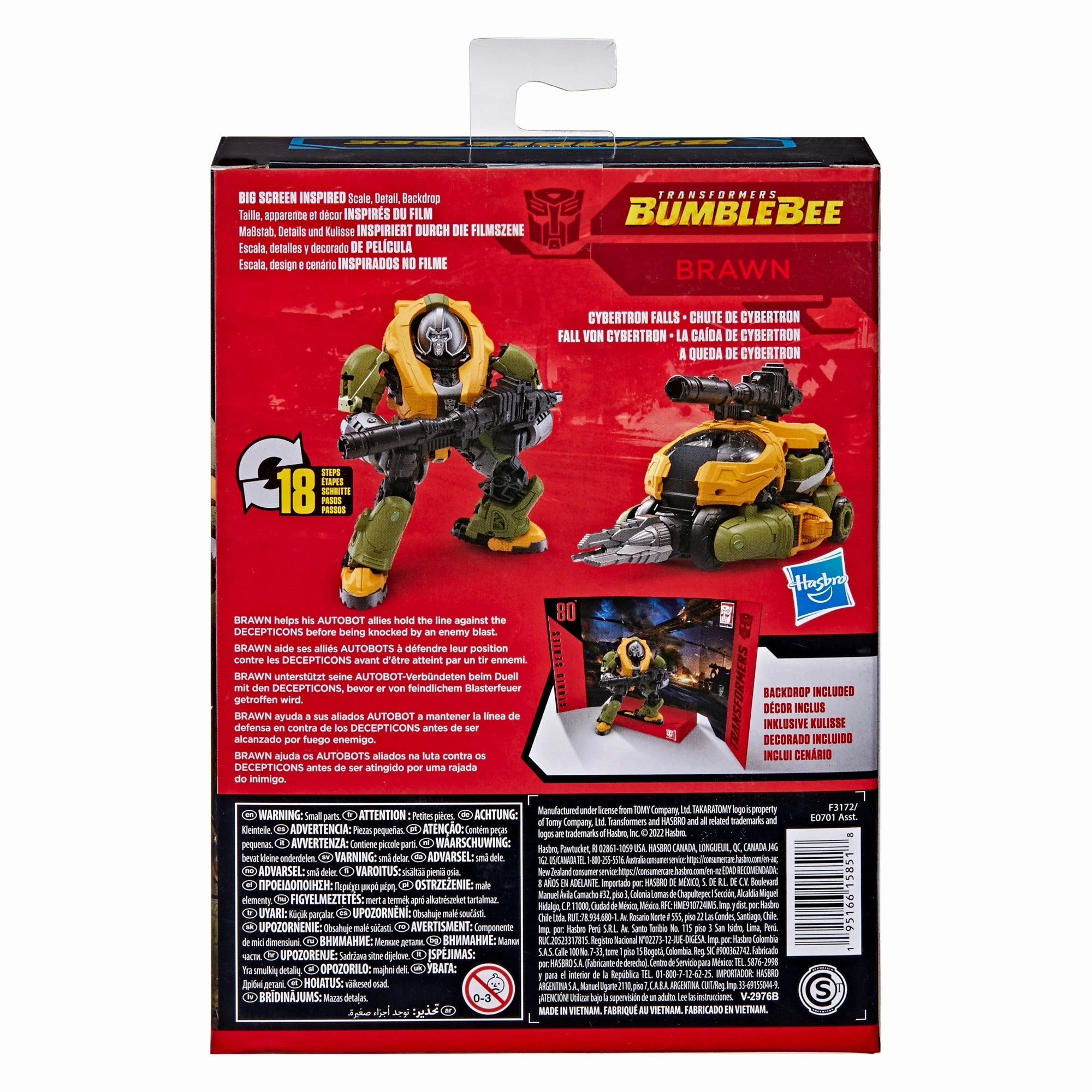 Transformers Studio Series 80 - Deluxe Brawn - Transformers: Bumblebee