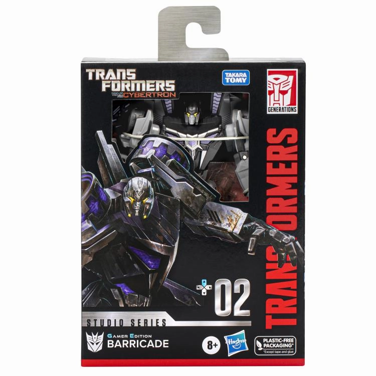 Transformers Studio Series Gamer Edition War For Cybertron #02 Deluxe Barricade Action Figure