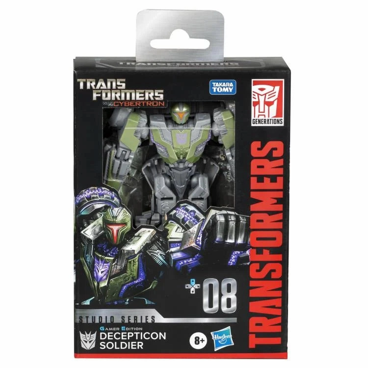Transformers Studio Series Gamer Edition War For Cybertron #08 Deluxe Deception Soldier Action Figure