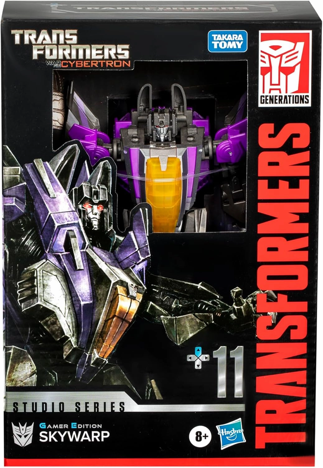Transformers Studio Series Gamer Edition War For Cybertron #11 Voyager Skywarp Action Figure