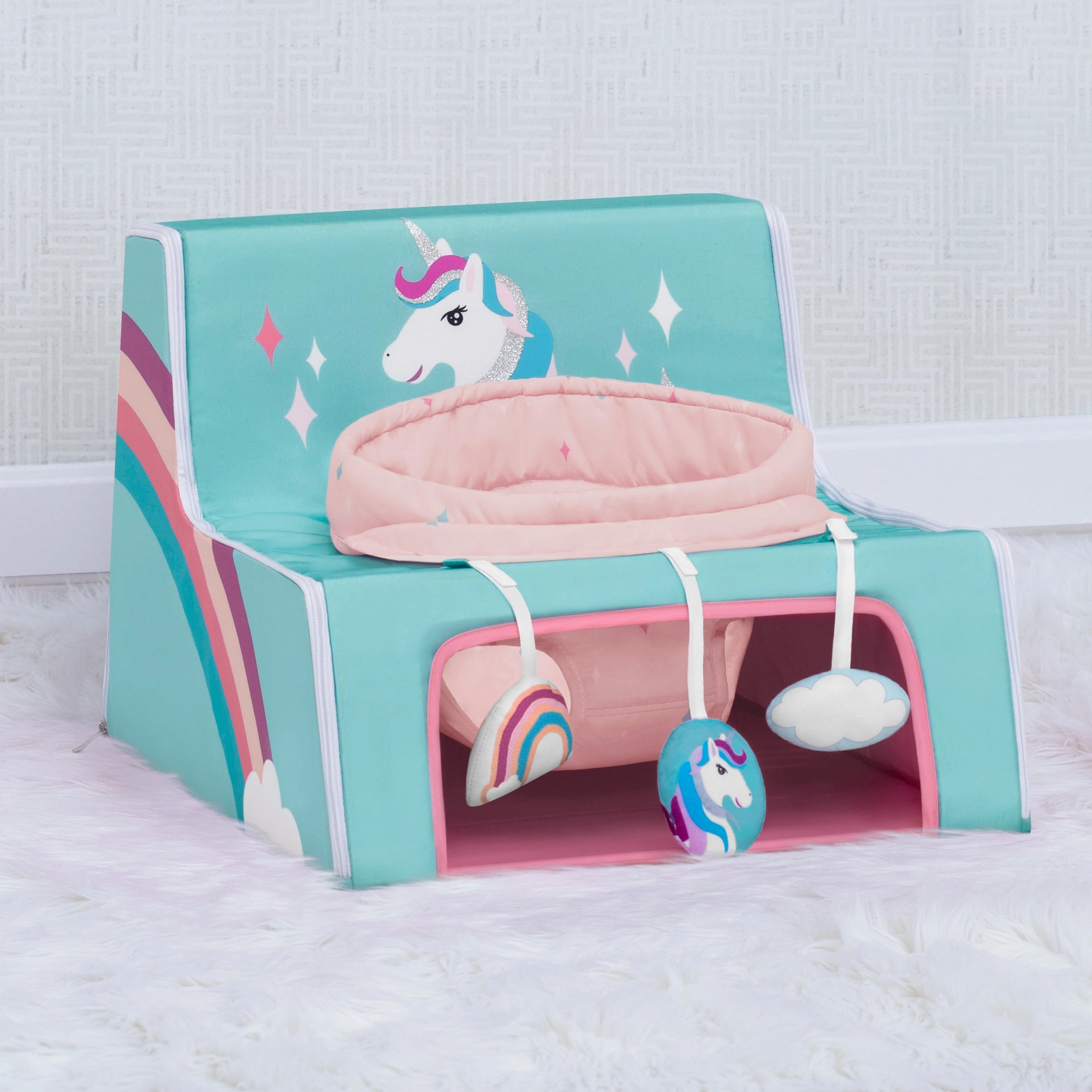 Unicorn Sit N Play Portable Activity Seat for Babies