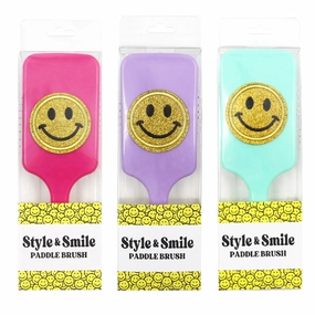 Varsity Smiley Paddle Brush