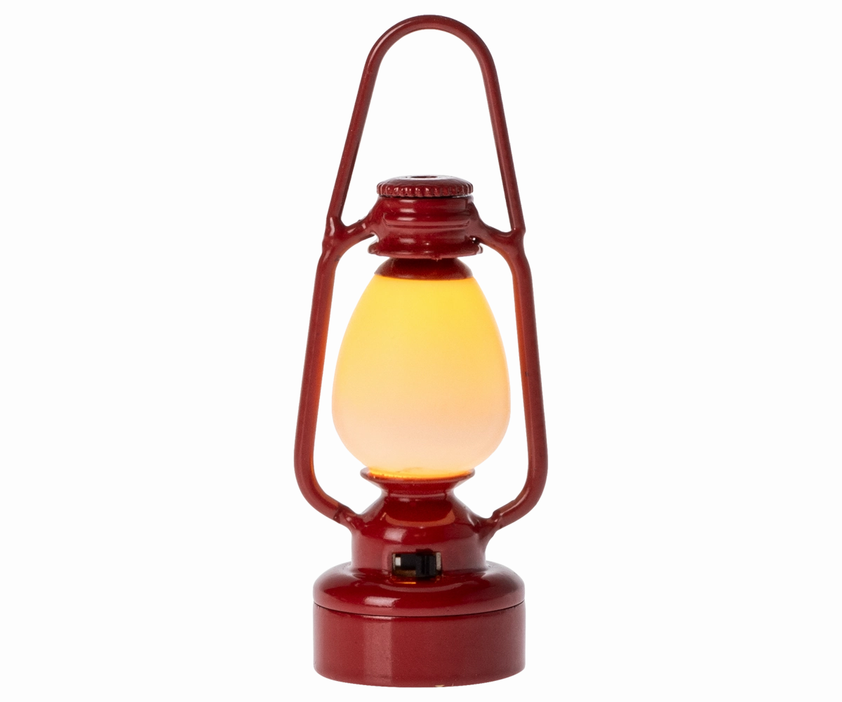 Vintage lantern, Mouse - Red