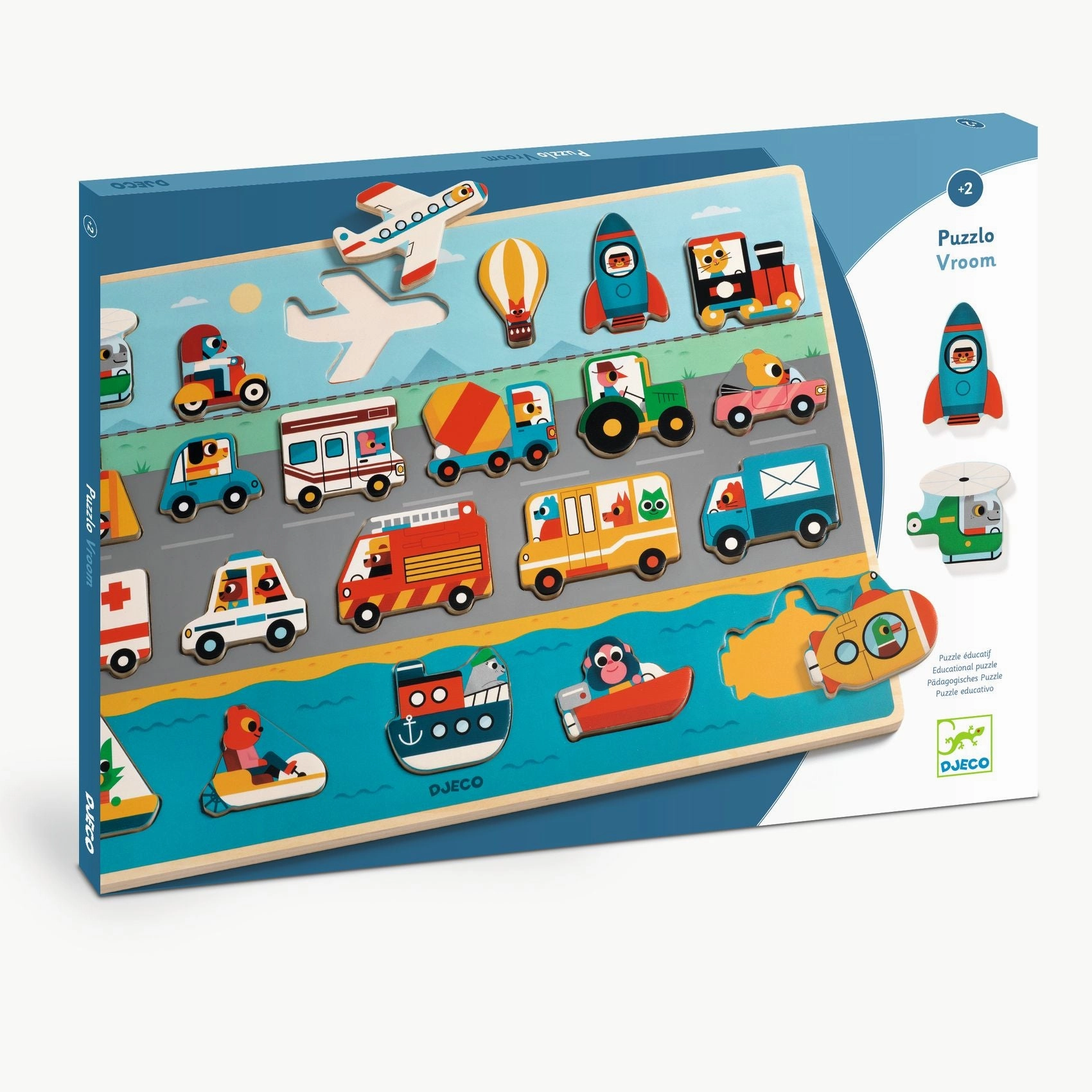 Vroom Wooden Puzzle