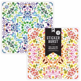 Whirled In Color Sticker Burst Kit Stickers