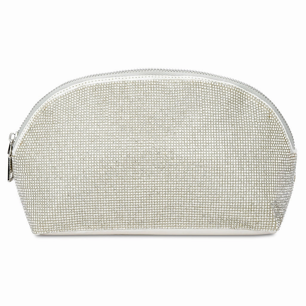 White Crystal Cosmetic Bag