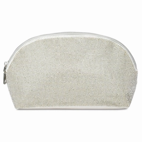 White Crystal Cosmetic Bag