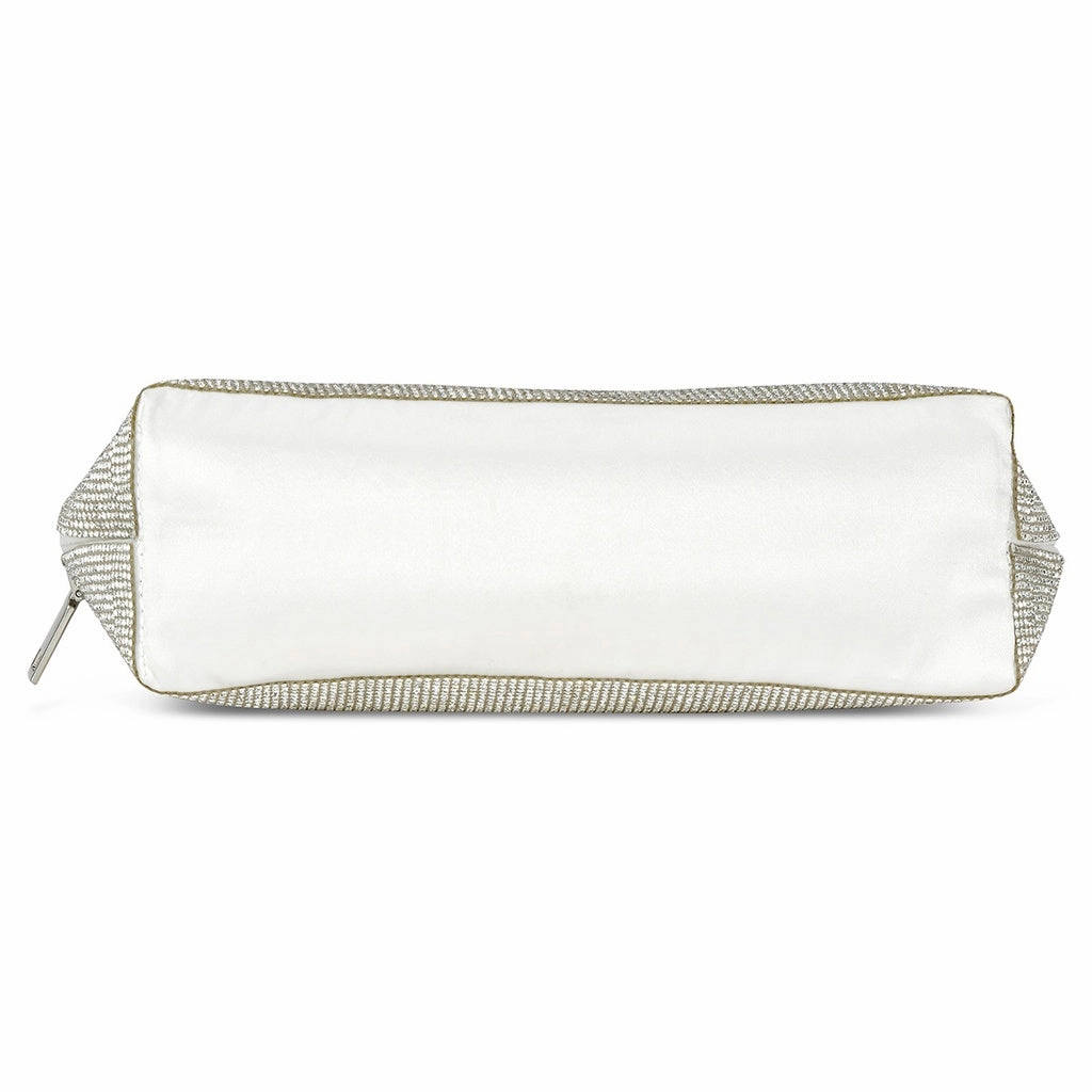White Crystal Cosmetic Bag