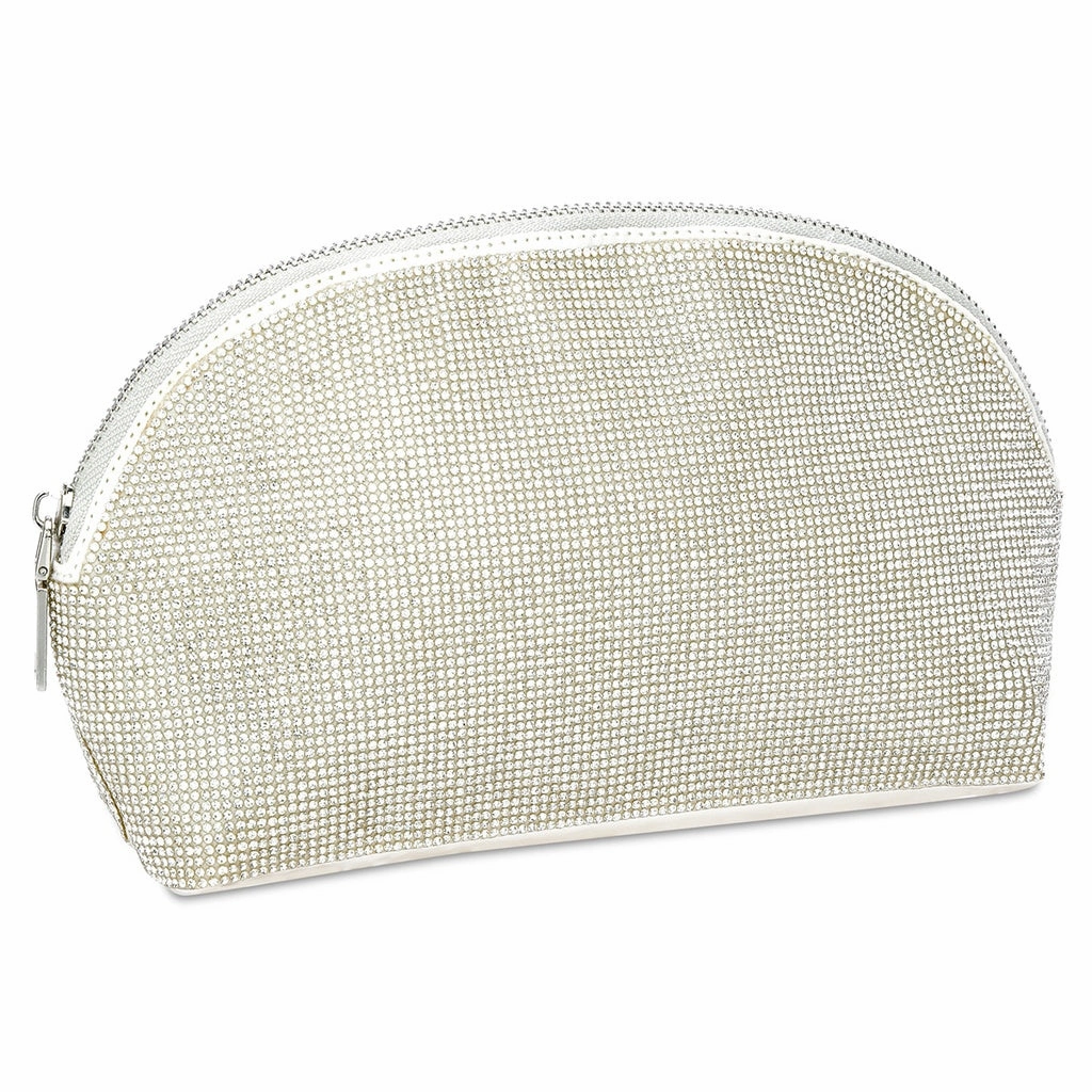 White Crystal Cosmetic Bag