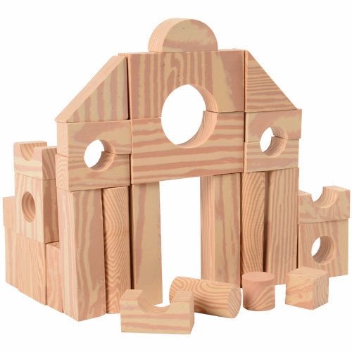 Wood-Look Foam Blocks