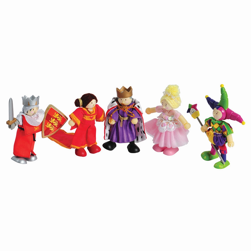 Wooden Fairytale Castle Playset | 38-Piece Set with Royal Characters, Furniture & Accessories