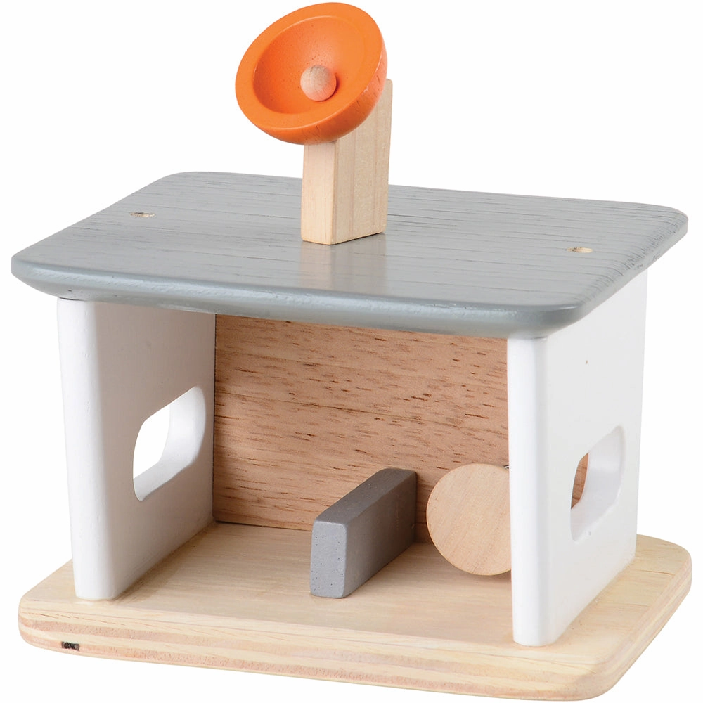 Wooden Rescue Center with Three Figures, Helicopter, Ambulance and Fire Truck