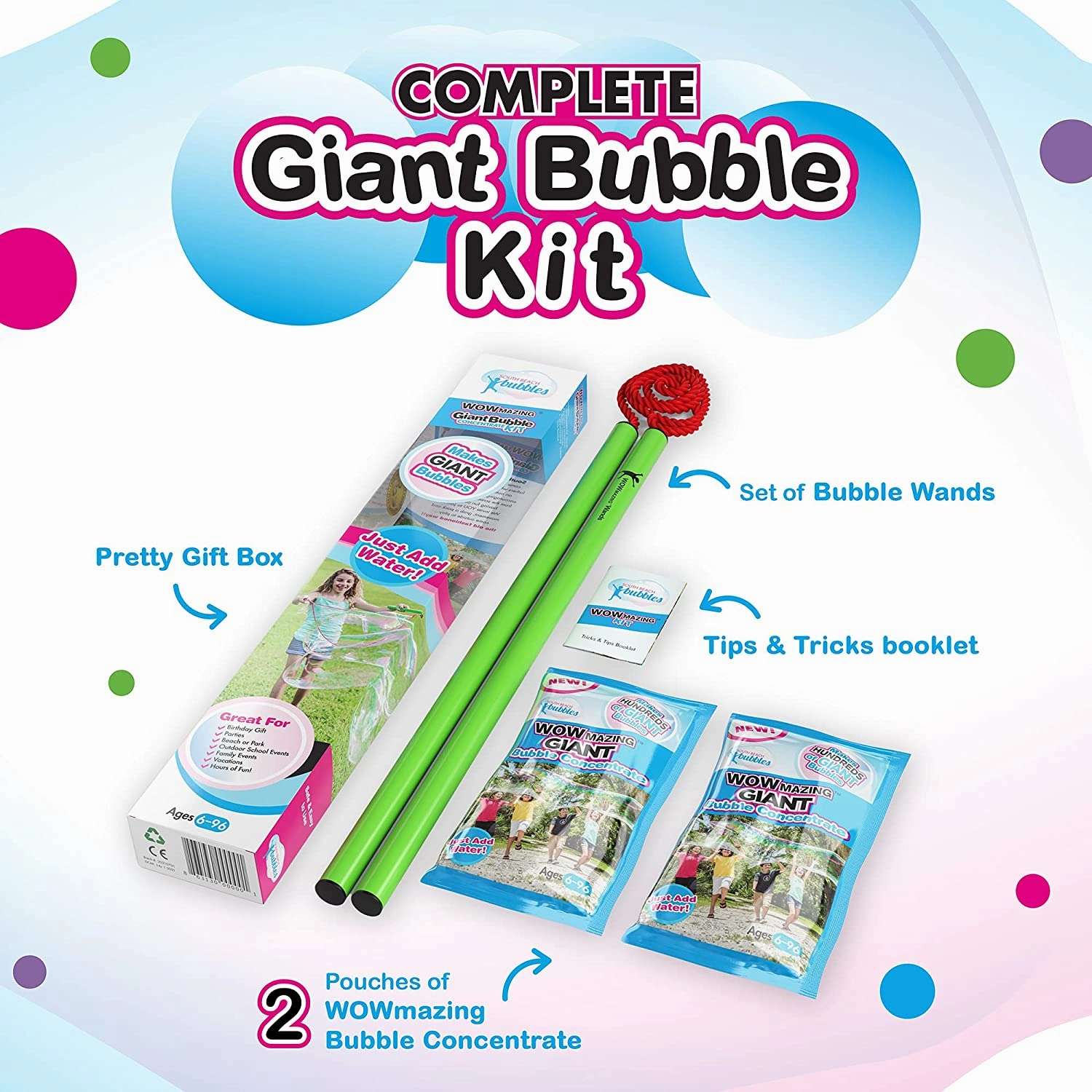 WOWmazing Giant Bubble Kits