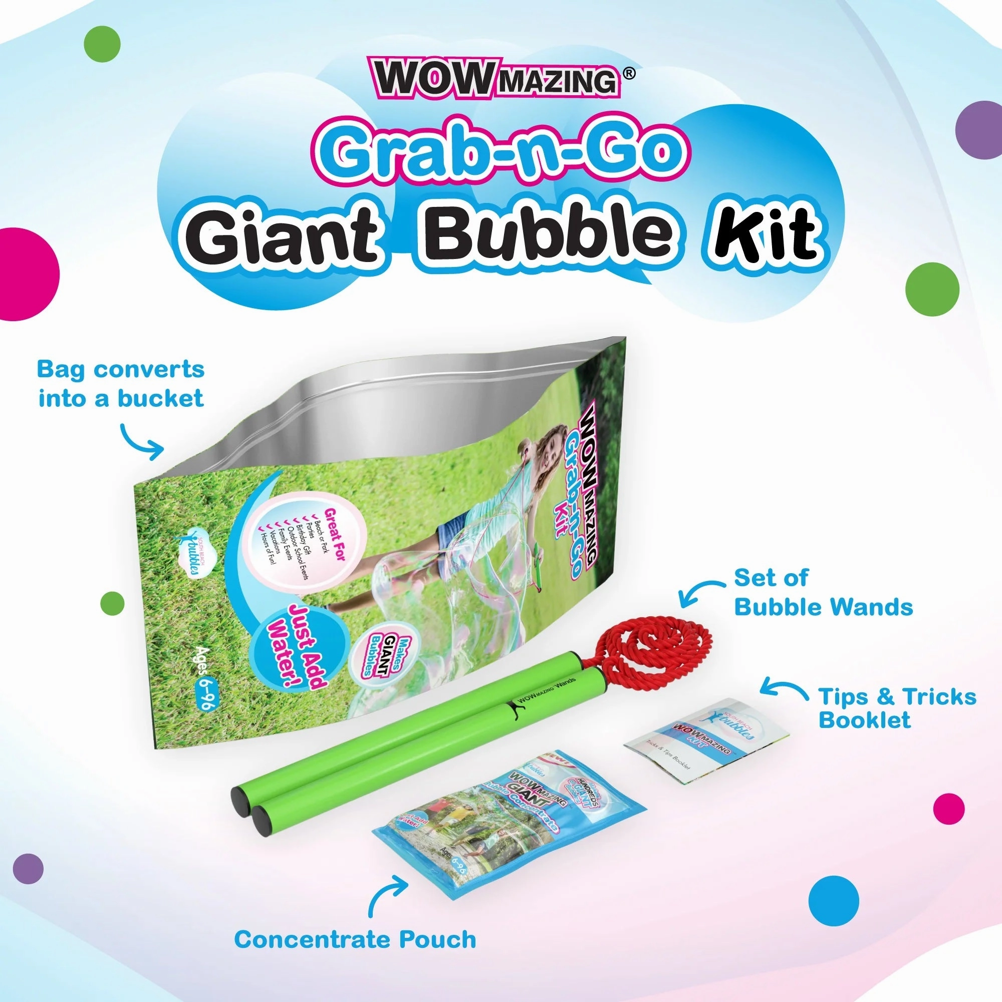 WOWmazing Giant Bubble Kits