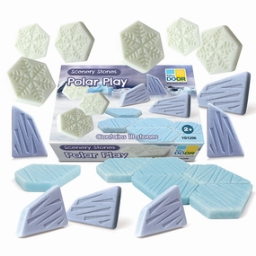 Yellow Door - Polar Play Scenery Stones - Set of 18