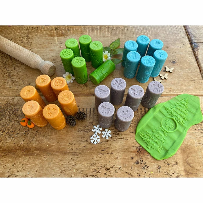 Yellow Door Let's Roll Seasons Dough Roller Set