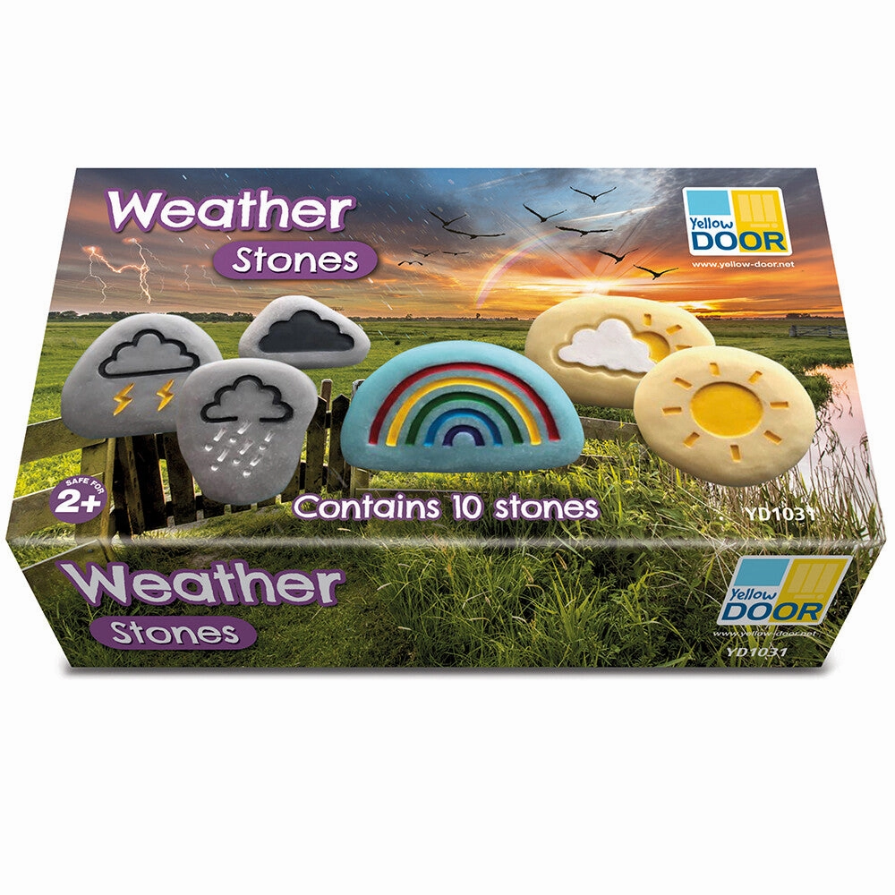 Yellow Door Tactile Weather Stones
