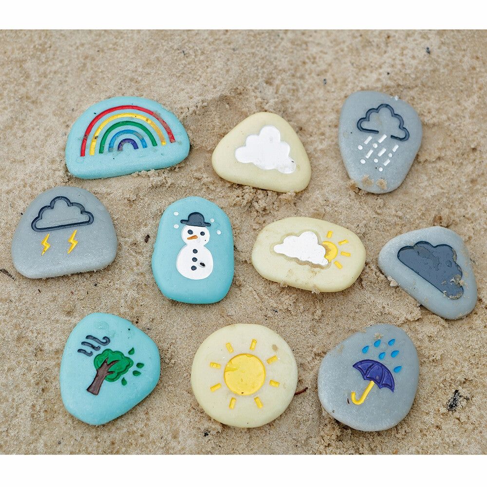 Yellow Door Tactile Weather Stones