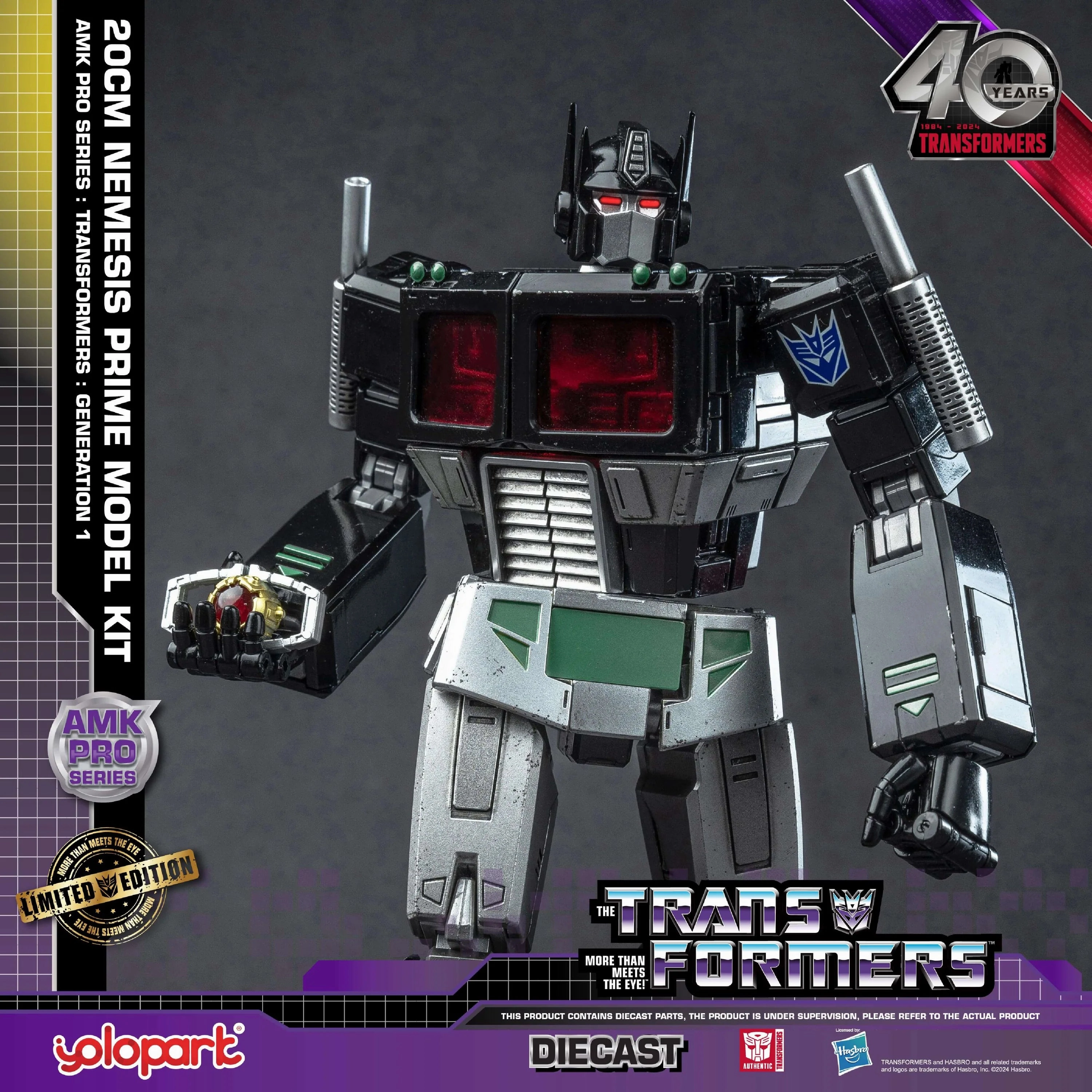 Yolopark Transformers AMK Pro Series Nemesis Prime Model Kit
