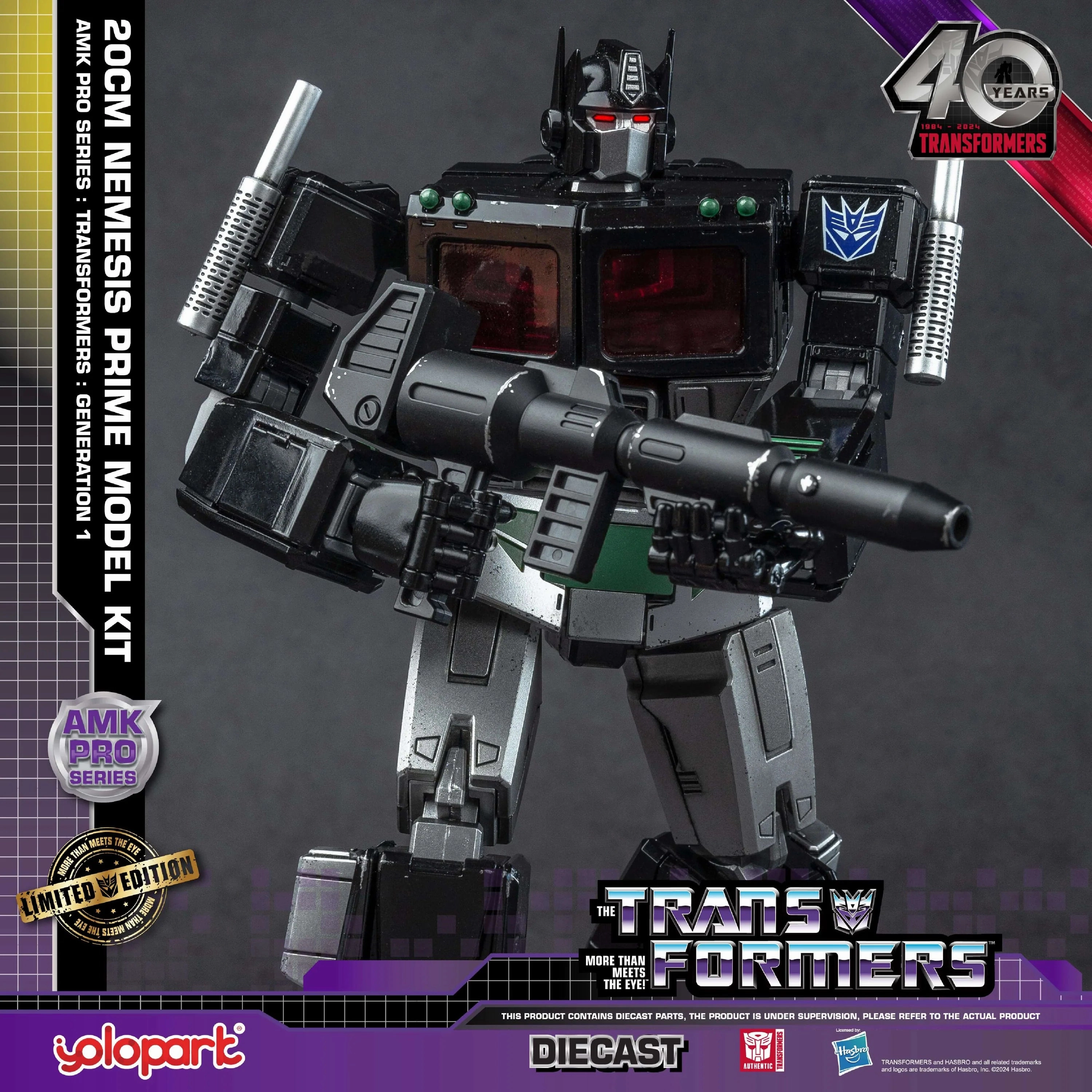 Yolopark Transformers AMK Pro Series Nemesis Prime Model Kit