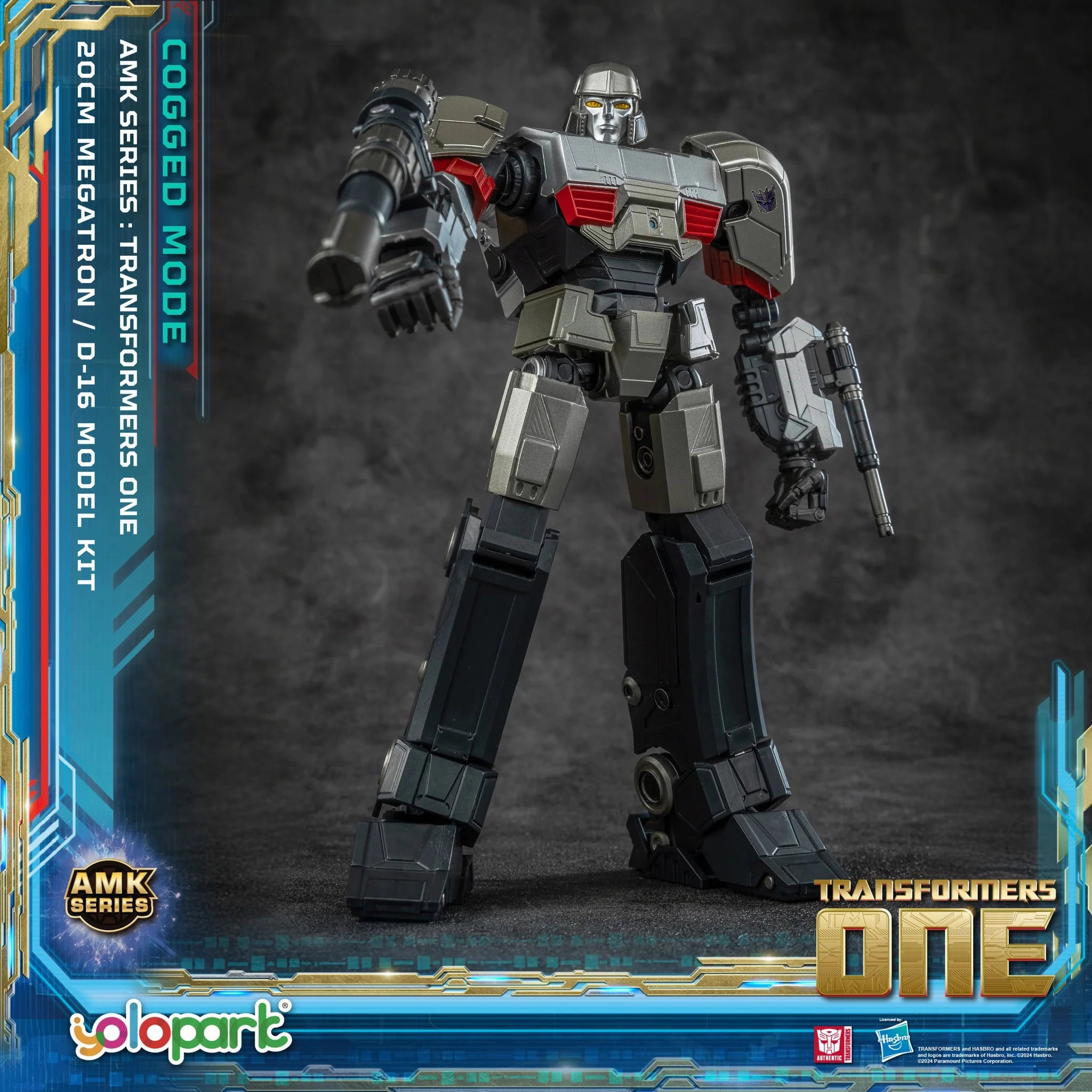 YOLOPARK Transformers: ONE - D-16/Megatron Model Kit (Cogged Mode)