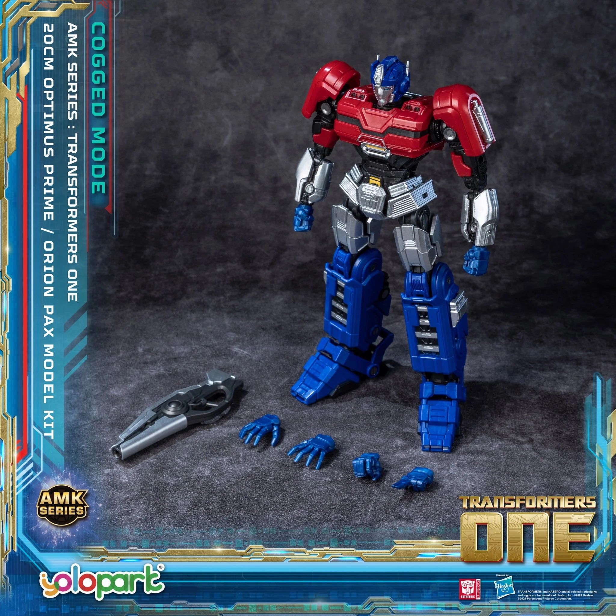 YOLOPARK Transformers: ONE - Orion Pax/Optimus Prime Model Kit (Cogged Mode)