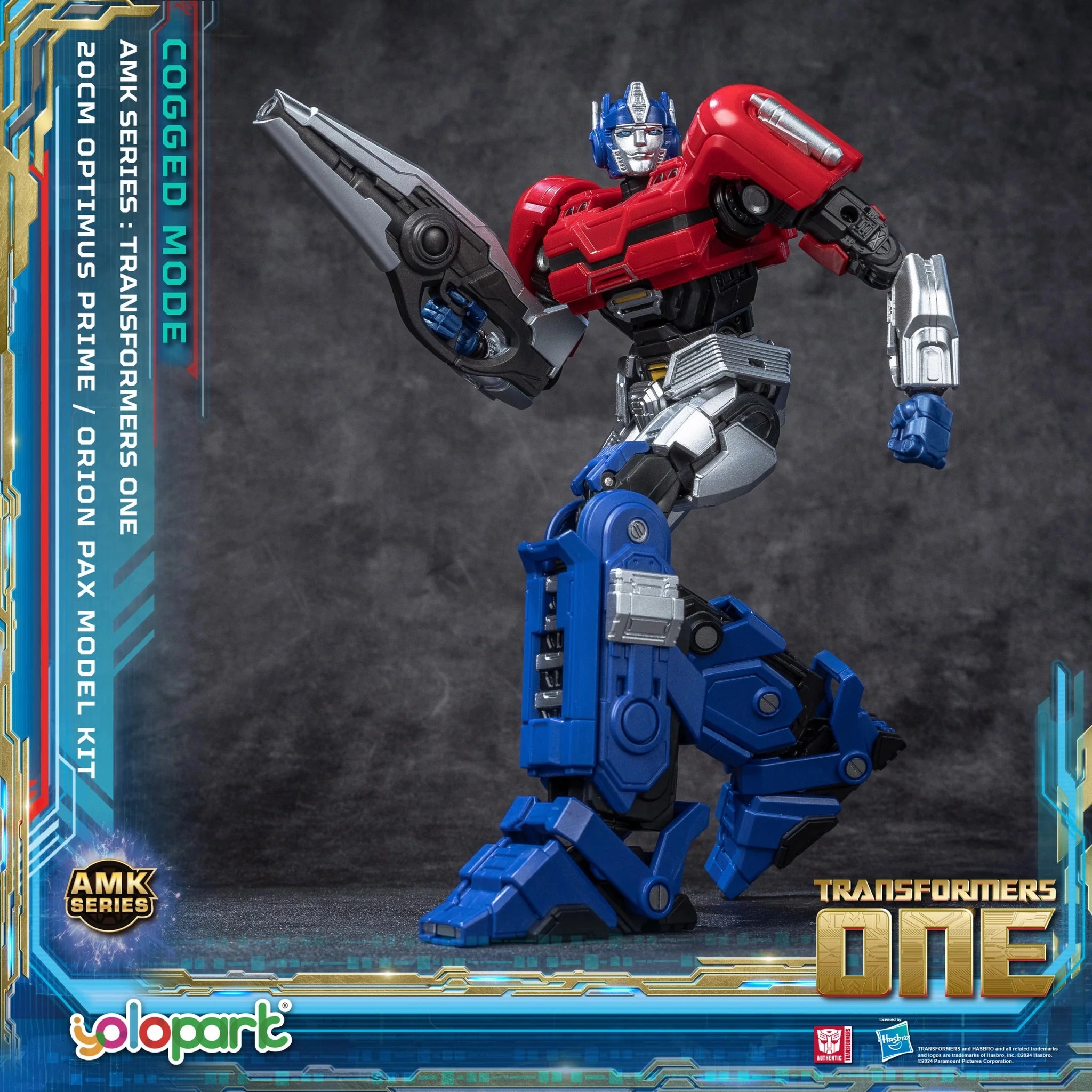 YOLOPARK Transformers: ONE - Orion Pax/Optimus Prime Model Kit (Cogged Mode)