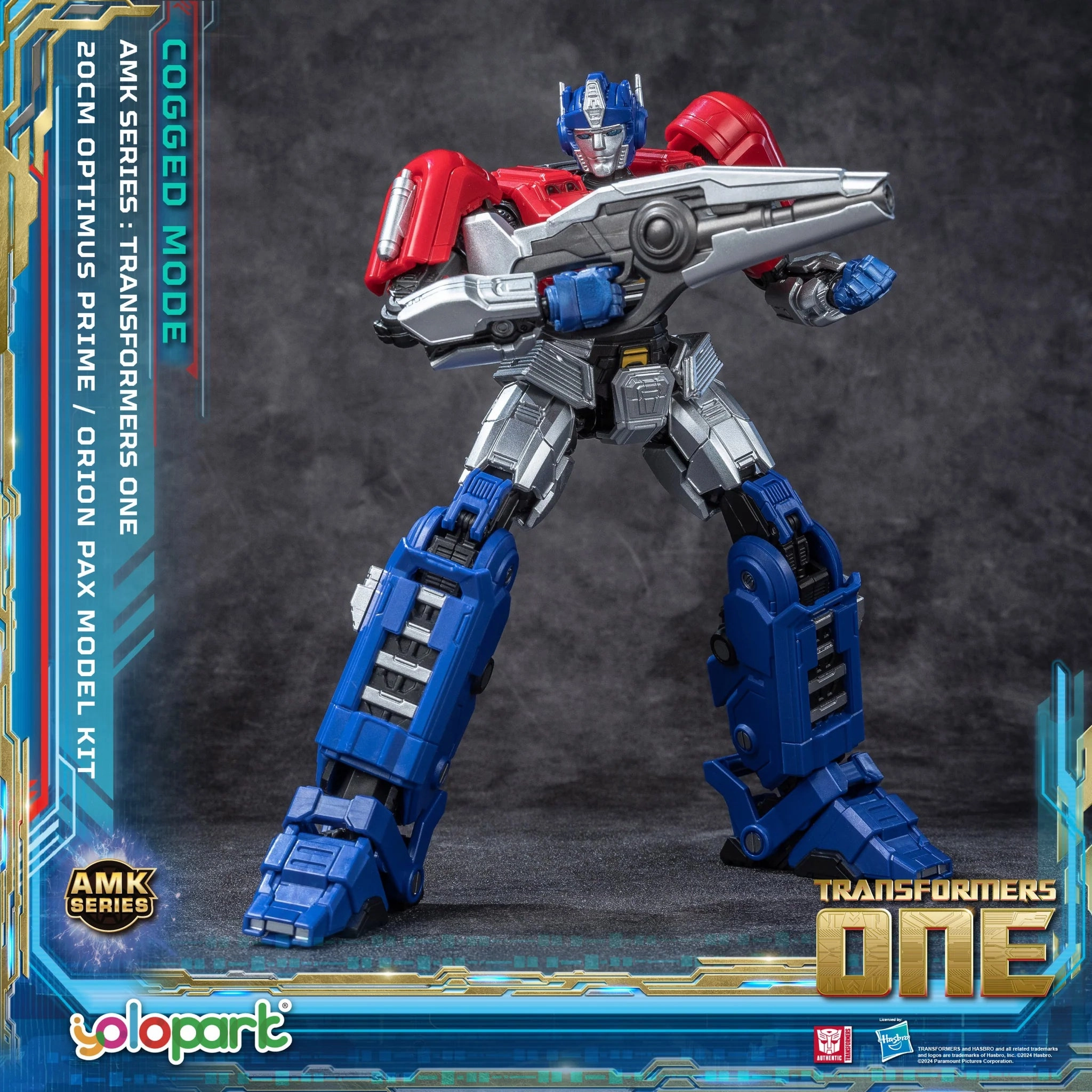 YOLOPARK Transformers: ONE - Orion Pax/Optimus Prime Model Kit (Cogged Mode)