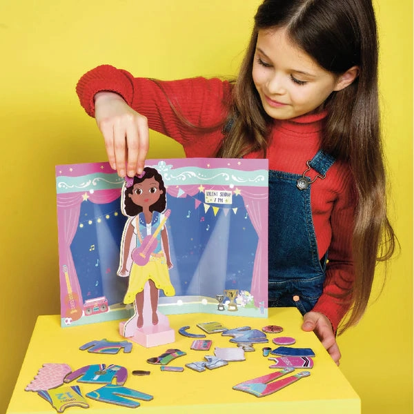 Zoey Wooden Dress Up Doll