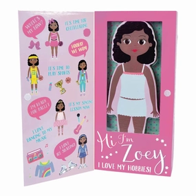 Zoey Wooden Dress Up Doll