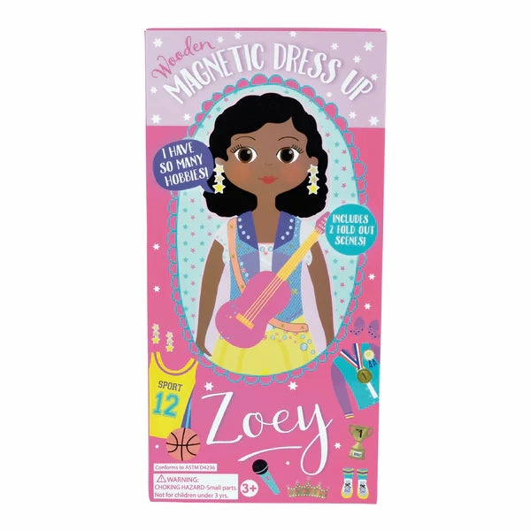 Zoey Wooden Dress Up Doll
